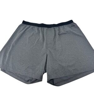 REI Co op Mens Boxer Sleepwear Shorts Gray Melange Double Dry Size‎ XL